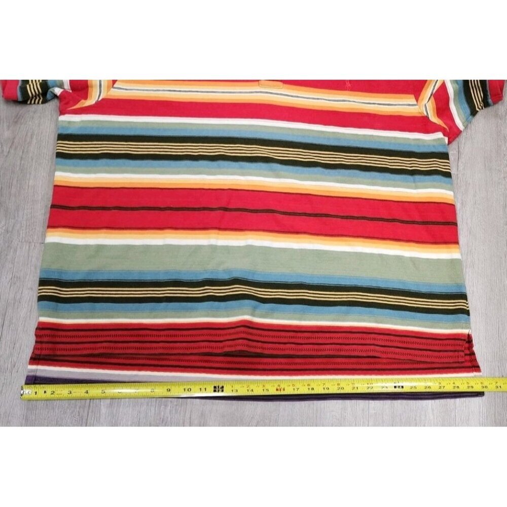 Polo Ralph Lauren Shirt 3XB 3XL Southwest Knit Aztec Navajo Blanket Stripe 90s - Picture 8 of 9